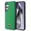 Lacoste Iconic Petit Pique Woven Logo MagSafe Zadní Kryt pro Samsung Galaxy S25 Green