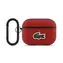 Lacoste Petit Pique Croc Logo Patch Pouzdro pro AirPods Pro 3 Red