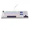 Machenike K500B-B87 bílá / mechanická herní klávesnice / USB / RGB / Red Switch / 1.6m