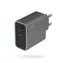 Cuktech CUKAD653EUGR 65W GaN nabíječka šedá / 2x USB-C / USB-A