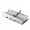Orico MH4PC USB HUB s upínacím držákem stříbrná / 3x USB-A + 1x USB-C 