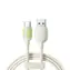 Joyroom S-A53 Nabíjecí kabel s fluorescenčním hrotem USB-A (M) - USB-C (M) 3A 2m béžová