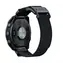 Aulumu C11 Mag-Buckle Slim Řemínek pro Garmin Watch (QuickFit 22mm), černá přezka, černý řemínek