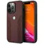 BMW Zadní kryt kožený perforovaný Curve pro iPhone 13 Pro / iPhone 13 červená
