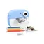 LAMAX InstaKid2 Play modrá / dětský fotoaparát / 2.0" displej / Micro SD / MP3 / USB-C / hry
