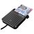 YENKEE YCR 101 USB / čtečka čipových karet / USB 2.0 / eObčanka / eBanking / černá