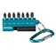 Makita E-11994 IMPACT BLACK / sada torzních bitů 1/4" 8 ks v plastovém držáku