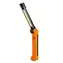 Solight WM20 pracovní LED lampa / nabíjecí /  500lm + 70lm / COB / Li-Ion / USB / černooranžová