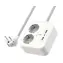 Viking Prodlužovací kabel A23 bílá / 2x 16A + 2x USB-A + 2x USB-C