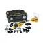 DeWALT DWE315KTA / Oscilační multibruska s příslušenstvím / 300 W / 22.000 kmitů-min