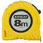 Stanley 0-30-457 / Metr svinovací 8m / žlutá ocelová páska 25mm / tř. př. II / plastový obal