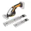 WORX WG801E / Aku nůžky na keře a trávu / 20V / 2.0Ah / Záběr 200|120 mm / Doba chodu 60 min