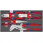 Knipex „Basic Chrom“ 002001V17 Sada kleští 