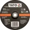 YATO Kotouč na kov 125 x 22 x 6.0 mm vypouklý brusný
