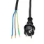 Solight PF35 flexo šňůra 5m černá / gumová / 3x 1mm2 