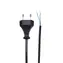 Solight PF15 flexo šňůra 2m plochá černá / 2x 0.75mm2