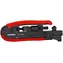 Knipex 97 40 20 SB Kompresní nářadí pro koaxiální konektory 175mm / pro konektory typu F & BNC a RCA