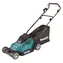 Makita DLM432Z / Aku Sekačka na trávu / 2x18V / 3600 ot-min / až 575 m2 / záběr 43 cm / koš 50 l / bez Aku