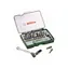 BOSCH 2607017160 / Sada bitů a nástrčných klíčů (27ks) / 19x bit / 5x nástrčný klíč / 1x ráčna / 1x držák / 1x adaptér