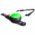 Lishinu3 NEON vodítko zelená - velikost M (8-12kg) / Hands-free samonavíjecí vodítko s lanem