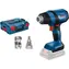 BOSCH GHG 18V-50 Professional / Aku horkovzdušná pistole / 18V / 300-500 °C / L-BOXX / 2x tryska / bez aku