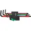 WERA 950/7 Hex-Plus Multicolour Magnet 1 sada zástrčných klíčů / metrická / BlackLaser / 7 dílný