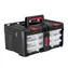 Keter Stack'N'Roll Sada organizérů černá / 3 organizéry / 48.1 x 23.3 x 33.2 cm / doprodej