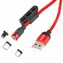 AMiO Nabíjecí kabel mobilního telefonu USB-C / microUSB / Lightning - délka 1m / magnetický / proud 2.4A