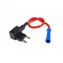 AMiO Držák nožové pojistky Mini s odbočkou / bypass 12V 20A - pro připojení dalších spotřebičů