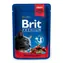 Brit Premium Cat Pouches with Beef Stew & Peas 100 g / Kapsičky pro kočky