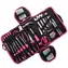 SIXTOL HOME PINK 120 BAG / Sada nářadí / uhlíková ocel / 120ks
