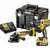 DeWalt DCK2020P2T / Sada Aku nářadí příklepová vrtačka & úhlová bruska / 18 V / 2x 5Ah / kufr