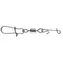 Daiwa Obratlík s karabinkou No Knot Fast Lock Swivel M 9kg 8ks