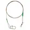 Cormoran Lanko 7x7 Wire Leader Swivel and Corlock Snap Hook 9kg 20cm 2ks
