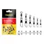 Delphin Karabinka s obratlíkem Rolling swivel with safety snap Velikost 6 7kg 10ks