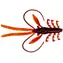 Gunki Gumová nástraha Naiad Salty 10cm 4,8g Brown Oil Red Flake 5ks