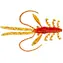 Gunki Gumová nástraha Naiad Salty 10cm 4,8g Motoroil Red Flake 5ks