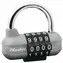 Master Lock 1520EURD / Kombinační visací zámek horizontální - šedý
