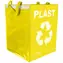 SIXTOL SORT EASY PLASTIC / Taška na tříděný odpad / 30x30x40cm / 36l 