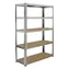 FIELDMANN FDR 1820 / Kovový regál s 5 policemi / 180x120x40 