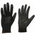 SIXTOL GLOVE PE-PU 9 černé / Rukavice pracovní z polyesteru polomáčené v polyuretanu / velikost 9