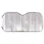 SIXTOL CAR SUNSHADE 4 / Sluneční clona na přední okno auta / 130 x 60 cm 