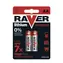 Baterie AA Raver, 1,5V Lithium, vydrží až 7x déle než alkalické baterie, 2 ks