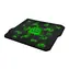 C-TECH ANTHEA CYBER GREEN / Herní podložka pod myš / 320x270x4mm / obšité okraje