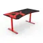 AROZZI ARENA Gaming Desk herní stůl černočervený / D:160cm / Š: 71-82cm / V: 71-81cm