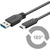 MicroConnect USB3.1 C (M) - USB3.0 A (M) 1m černá