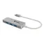 Sandberg USB-C HUB / 3x USB 3.0 / stříbrný