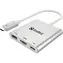Sandberg Mini USB-C HUB / HDMI+USB / stříbrný