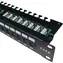 DATACOM Patch panel 24p. / CAT6 / UTP / 3x8p / LSA / 1U / horní zářez