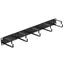 DeLock 19" Panel pro organizaci kabelů / Černý